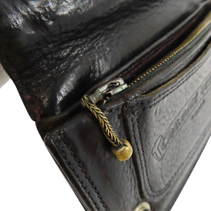 CHROME HEARTS 
1ZIP CH シルバー 
1ジップ クロスボタン レザーウォレット