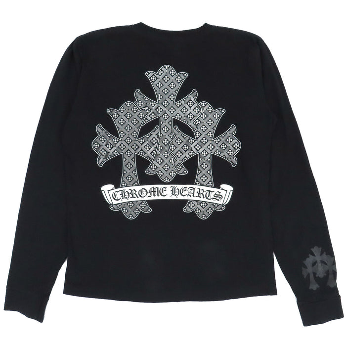 CHROME HEARTS 
CH スクロールラベル ロゴ コットン 
CHプラス トリプルクロス プリント ロングスリーブ Tシャツ