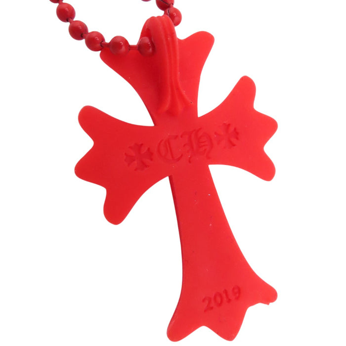 CHROME HEARTS 
RUBBER CH CRS SML 2019年刻印 
ラバー スモール CHクロス ネックレス