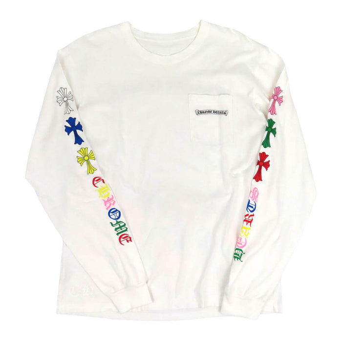 CHROME HEARTS  
CH Étiquette Scroll Coton  
T-shirt à manches longues Multi Cemetery Cross
