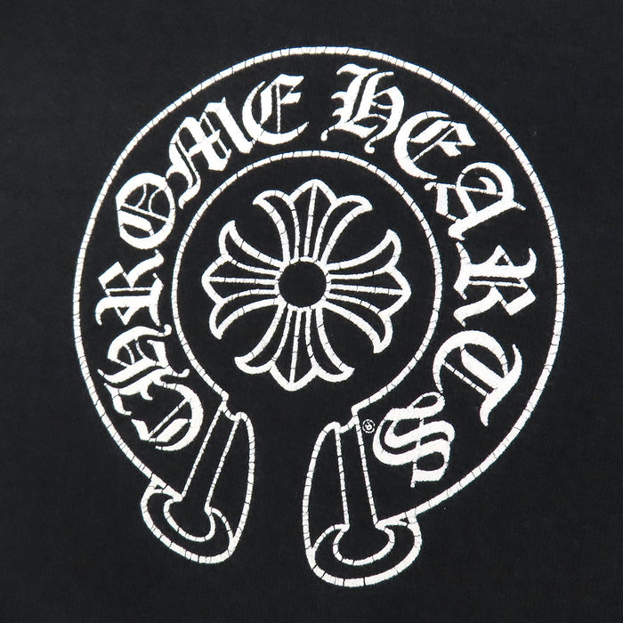 CHROME HEARTS 
TOKYO CH スウェット コットン 裏起毛 
東京限定 ホースシュー プリント フーディ