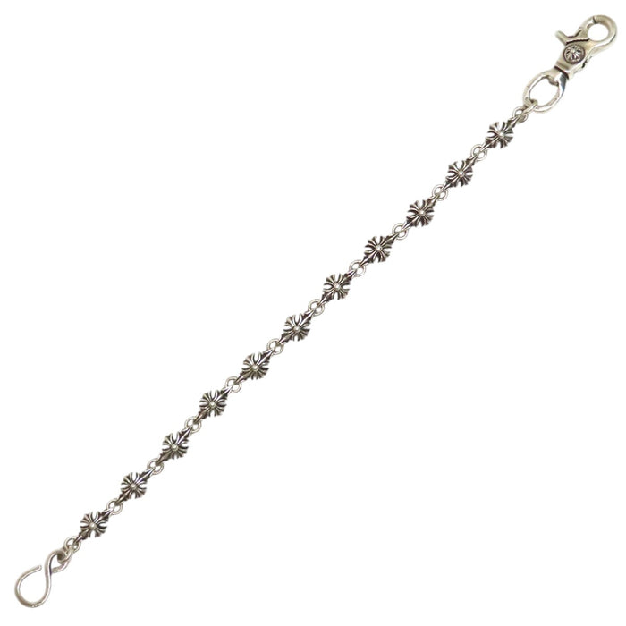 CHROME HEARTS 
CH シルバー 
1クリップ カットアウト CHプラス ショート ウォレットチェーン