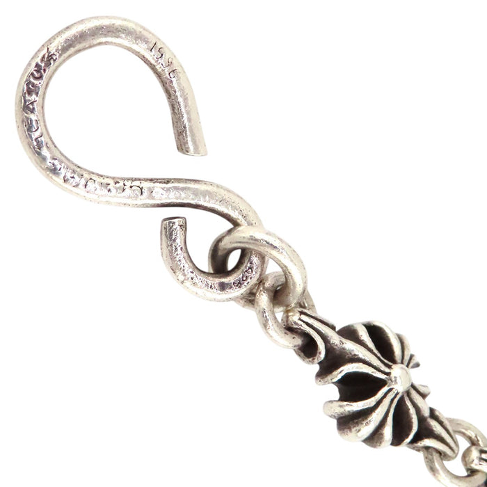 CHROME HEARTS 
CH シルバー 
1クリップ カットアウト CHプラス ショート ウォレットチェーン