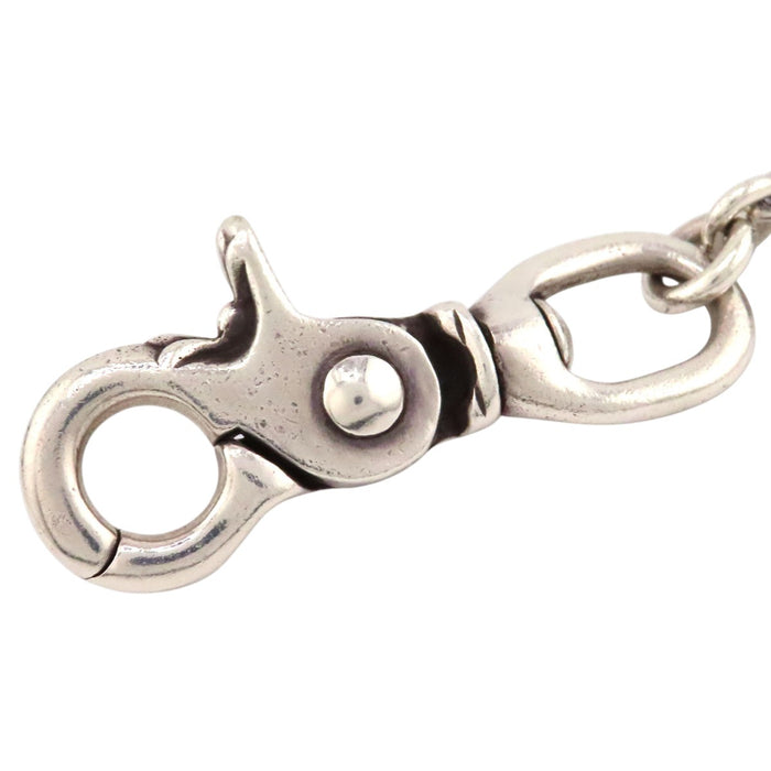 CHROME HEARTS 
CH シルバー 
1クリップ カットアウト CHプラス ショート ウォレットチェーン