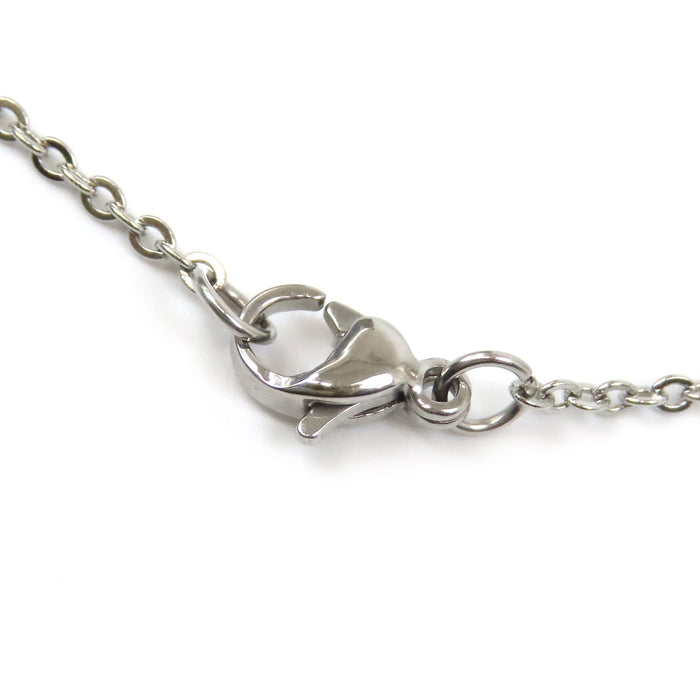 HERMES  
POP H Ash Logo Silver-Colored Metal  
Pop Ash Necklace