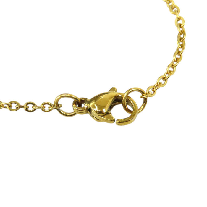 HERMES  
POP H Ash Logo Gold Color Metal  
Pop Ash H Necklace