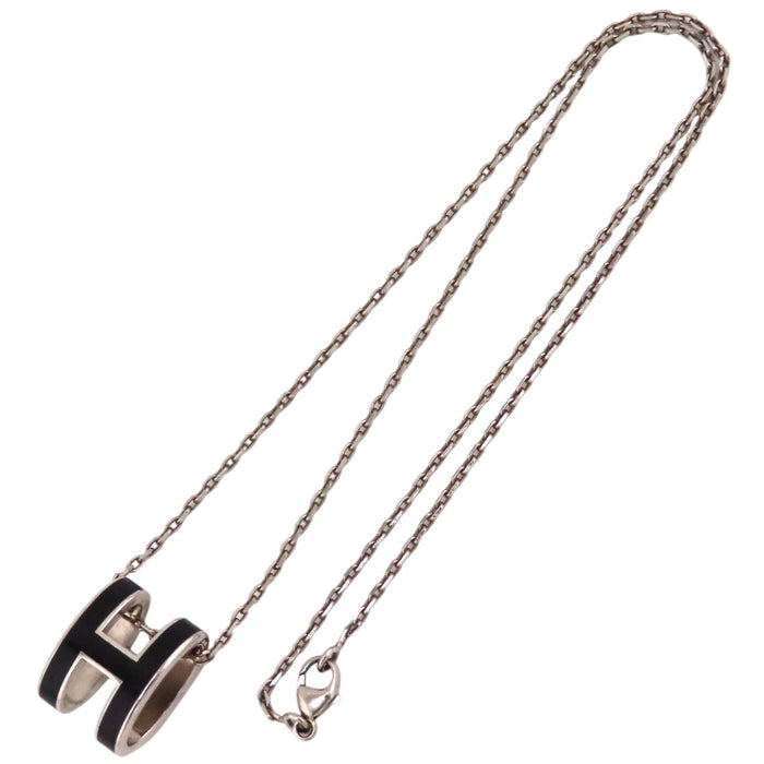 HERMES 
Collier Pop H en métal couleur argent 
Collier Pop Ash