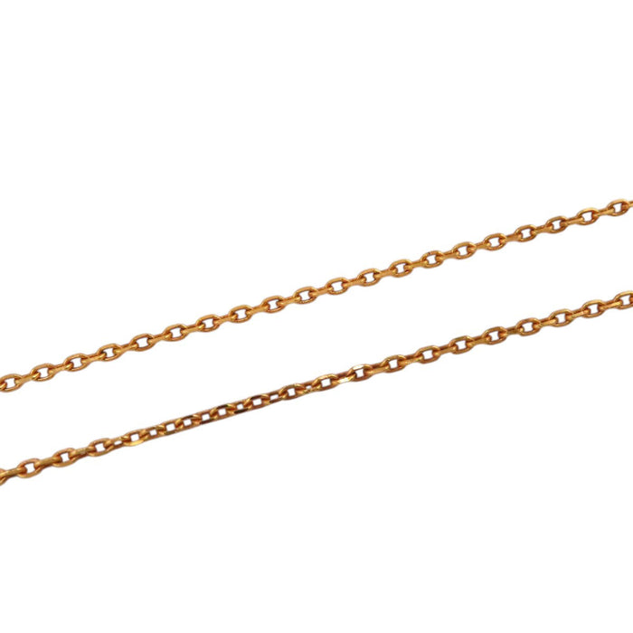 HERMES  
Collier mini Pop Ash H en métal doré avec logo H Ash