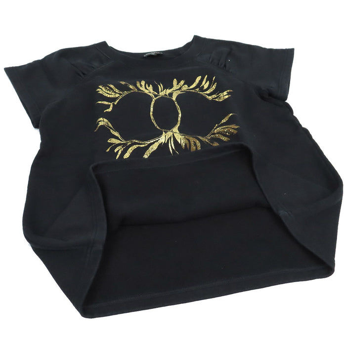 CHANEL 
COCO CC ロゴ リーフ 
ココマーク プリント スウェット Tシャツ