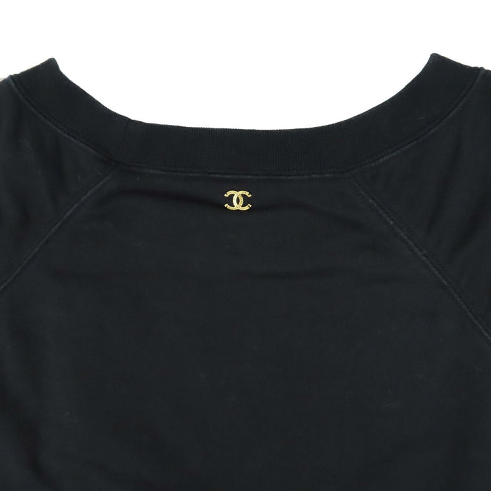 CHANEL 
COCO CC ロゴ リーフ 
ココマーク プリント スウェット Tシャツ