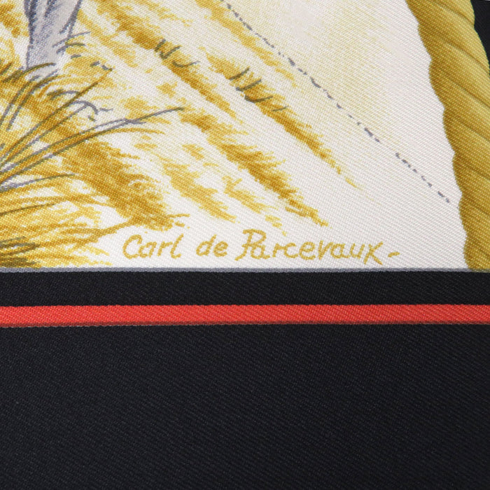 HERMES  
Large Silk Scarf Horse  
Carré 90 Auteuil in May