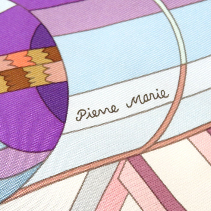 HERMES 
シルク 大判 楽器 
カレ 90 Point D'ORGUE フェルマータ スカーフ