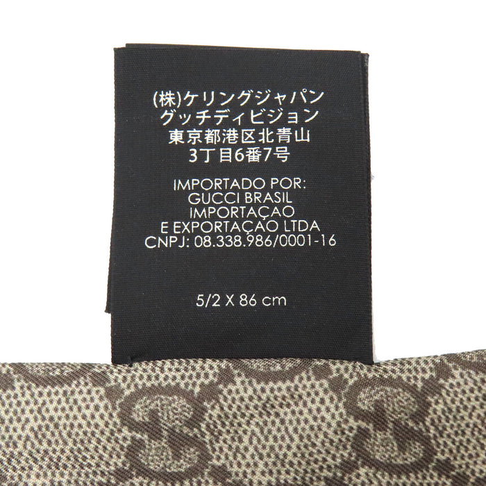 GUCCI 
スカーフ ロゴ シルク 
GG フローラ ネックボウ ツイリー