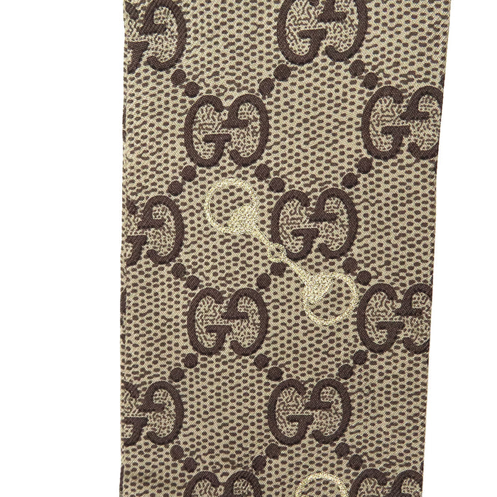 GUCCI  
圍巾 全圖案  
GG印花 馬銜扣 領結