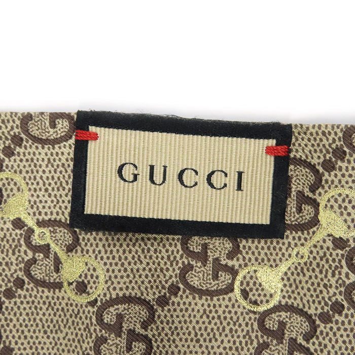 GUCCI  
圍巾 全圖案  
GG印花 馬銜扣 領結