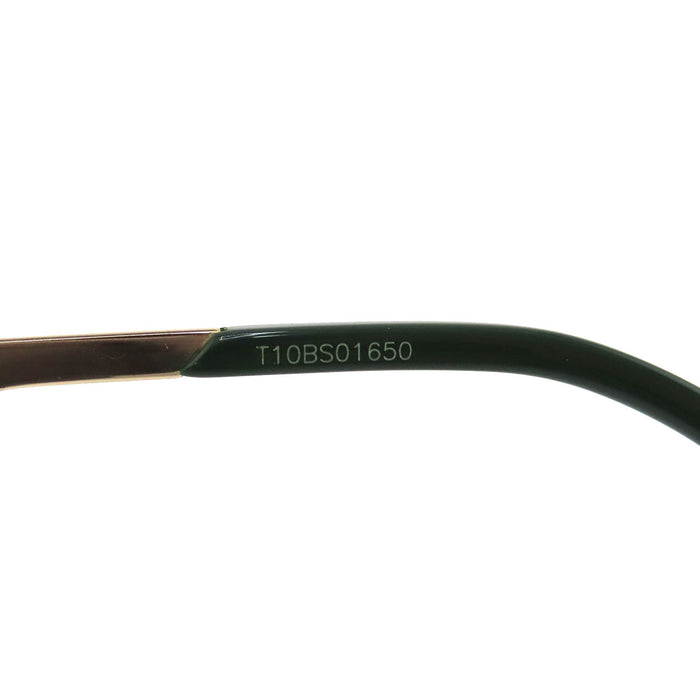 GUCCI  
Lunettes de soleil aviateur à double pont avec bande Web rayée