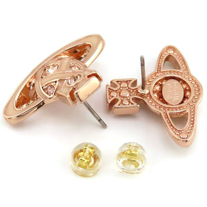 Vivienne Westwood 
MAYFAIR BAS RELIEF オーブ ピンクゴールドカラーメタル 
メイフェア バス レリーフ ピアス