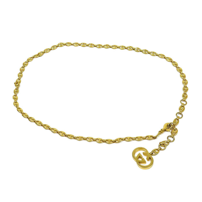 GUCCI  
Cintura a catena Marina con G intrecciata in metallo color oro GG