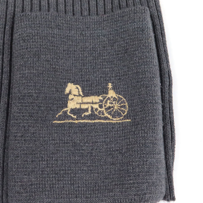 CELINE 
ロゴボタン ウール 
馬車刺繍 リブニット カーディガン