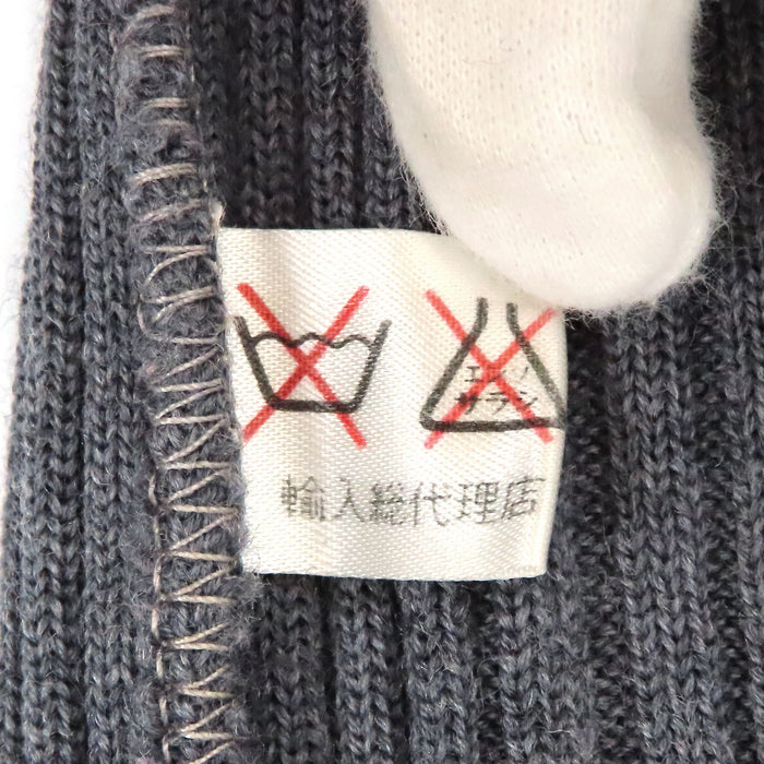 CELINE 
ロゴボタン ウール 
馬車刺繍 リブニット カーディガン