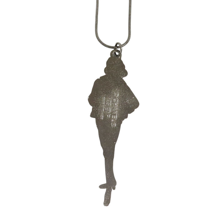 CHANEL  
COCO CC Logo 03P Silver Color Metal  
Coco Mark Mademoiselle Necklace