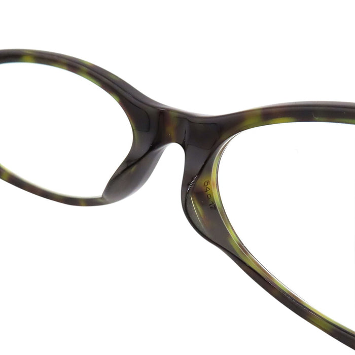 CHANEL 
COCO CC Logo Tortoiseshell Pattern 
Coco Mark Oval Frame Eyewear