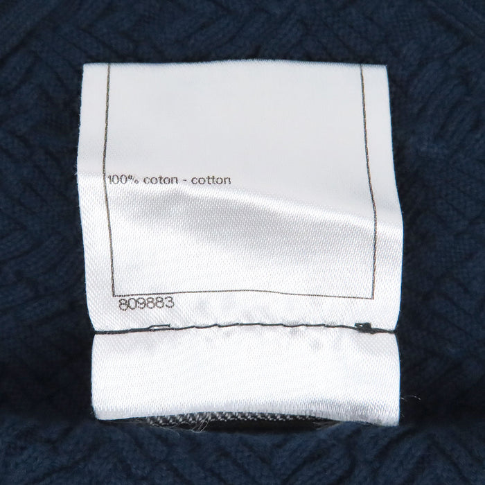 CHANEL 
COCO CC ココボタン ロゴ コットン 
ココマーク ニット カーディガン