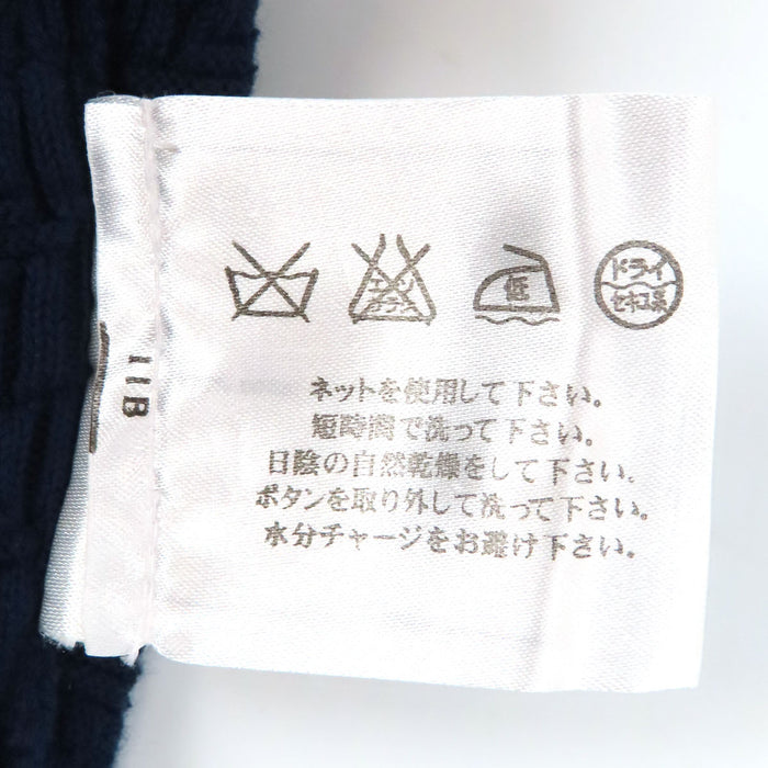 CHANEL 
COCO CC ココボタン ロゴ コットン 
ココマーク ニット カーディガン