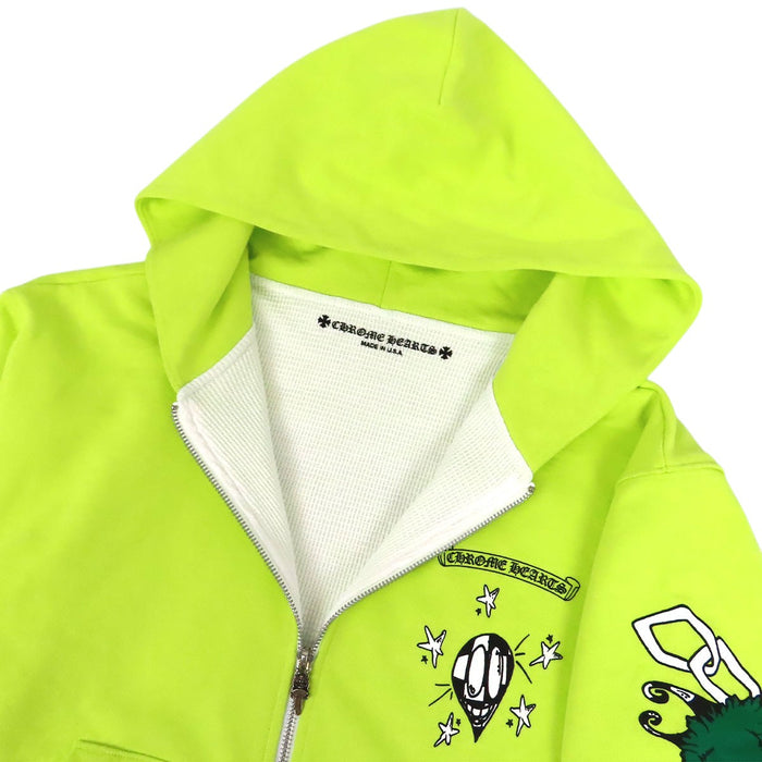 CHROME HEARTS 
CH MATTY BOY PPO CHAIN GAME スクロールラベル スウェット 
マッティボーイ チェーンゲーム ダガー ジップアップ パーカー