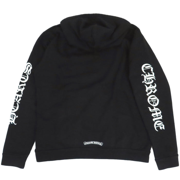 CHROME HEARTS 
CH Logo vertical Étiquette à défilement Logo bras Sweat à capuche 
Sweat à capuche logo vertical
