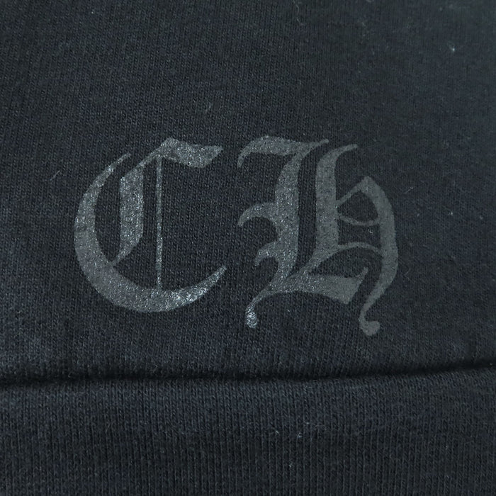 CHROME HEARTS 
CH Logo vertical Étiquette à défilement Logo bras Sweat à capuche 
Sweat à capuche logo vertical
