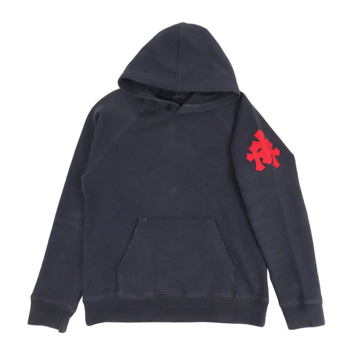 CHROME HEARTS 
CH Y NOT Felpa con etichetta a scorrimento 
Felpa con cappuccio con patch a croce Why Not