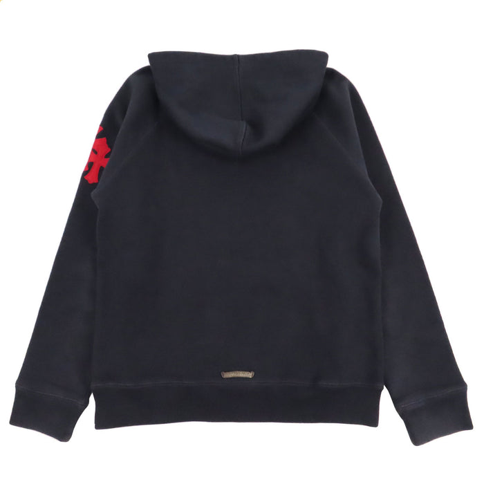 CHROME HEARTS 
CH Y NOT Felpa con etichetta a scorrimento 
Felpa con cappuccio con patch a croce Why Not