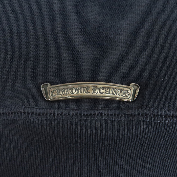 CHROME HEARTS 
CH Y NOT Felpa con etichetta a scorrimento 
Felpa con cappuccio con patch a croce Why Not