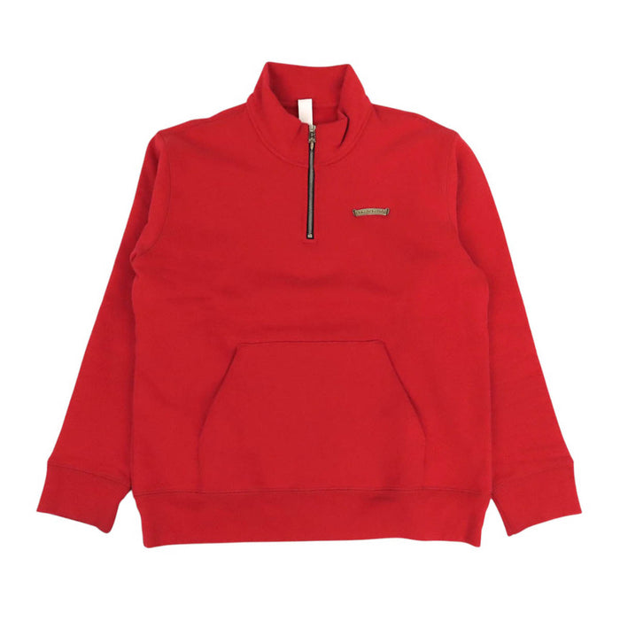 CHROME HEARTS  
CH Sweat à demi-fermeture éclair Dague Zip avec étiquette Scroll  
SAILIN ON Sweat à demi-fermeture éclair 1/2 Zip
