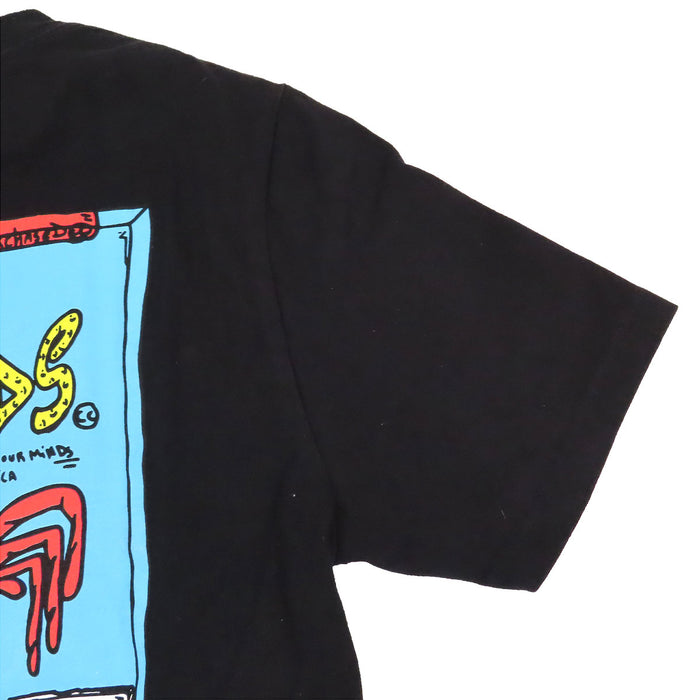 CHROME HEARTS  
Collaboration Matty Boy CH Nuclear Kids Étiquette Scroll Impression Dos  
T-shirt MATTY BOY Nuclear Kids