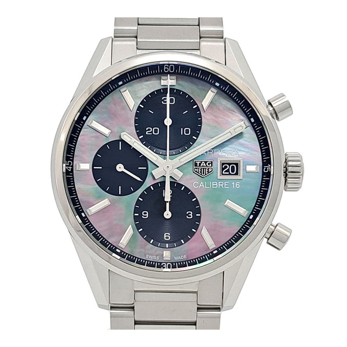 TAG HEUER  
Carrera Chronographe Coquille Noire  
Avec boîte et garantie
