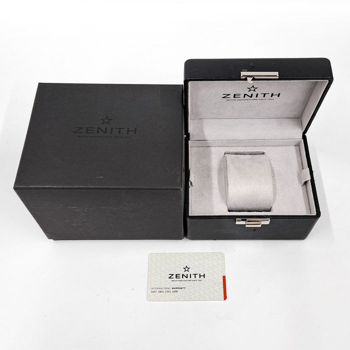 ZENITH  
Defy El Primero 21  
With Box and Warranty Card