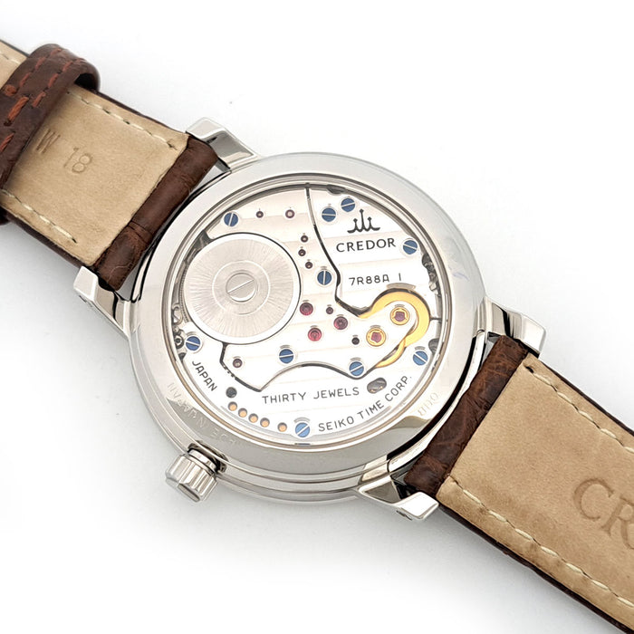 SEIKO 
クレドール ノード ブラウンダイヤル スプリングドライブ