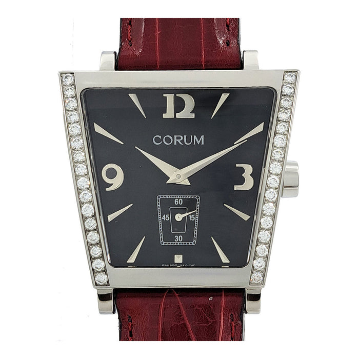 CORUM 
トラピーズ ベゼルダイヤ 
ギャラ付
