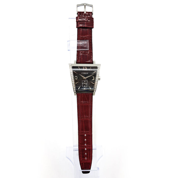 CORUM 
トラピーズ ベゼルダイヤ 
ギャラ付