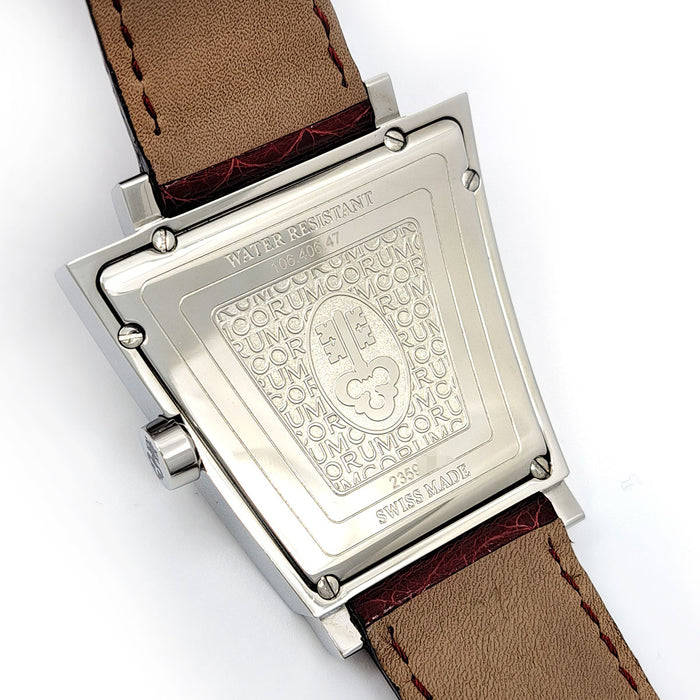 CORUM 
トラピーズ ベゼルダイヤ 
ギャラ付