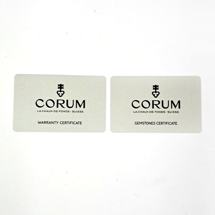 CORUM 
トラピーズ ベゼルダイヤ 
ギャラ付