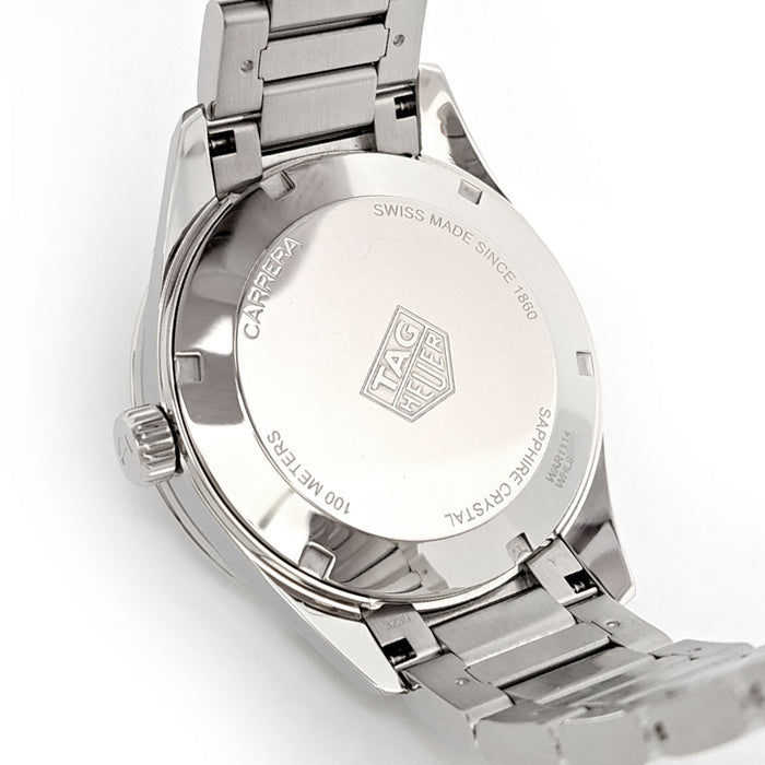 TAG HEUER 
Carrera Date Diamond Bezel 
With box and warranty card