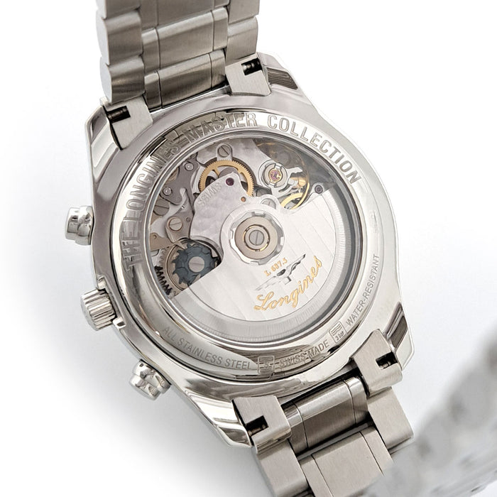 LONGINES  
Collection Master Calendrier Triple Chronographe  
Avec boîte et garantie
