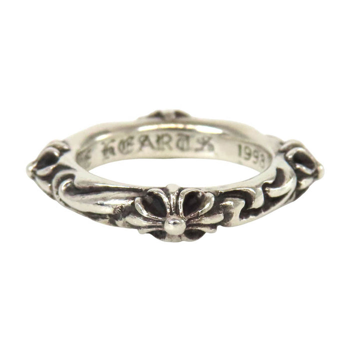 CHROME HEARTS 
CH SBT BAND Croce Argento Incisione 1998 
Anello SBT Band
