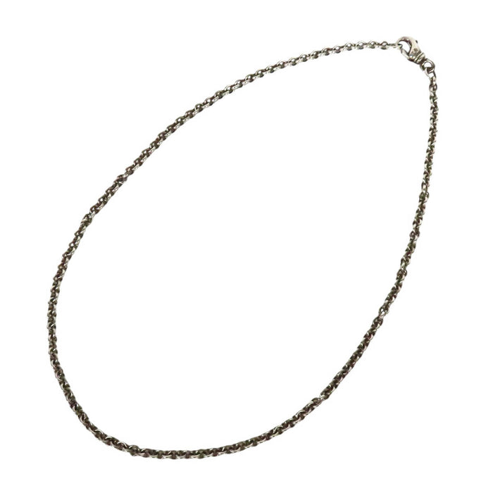 CHROME HEARTS 
Catena CH NE 20 pollici Argento Incisione 2006 
Collana a catena NE 20 pollici