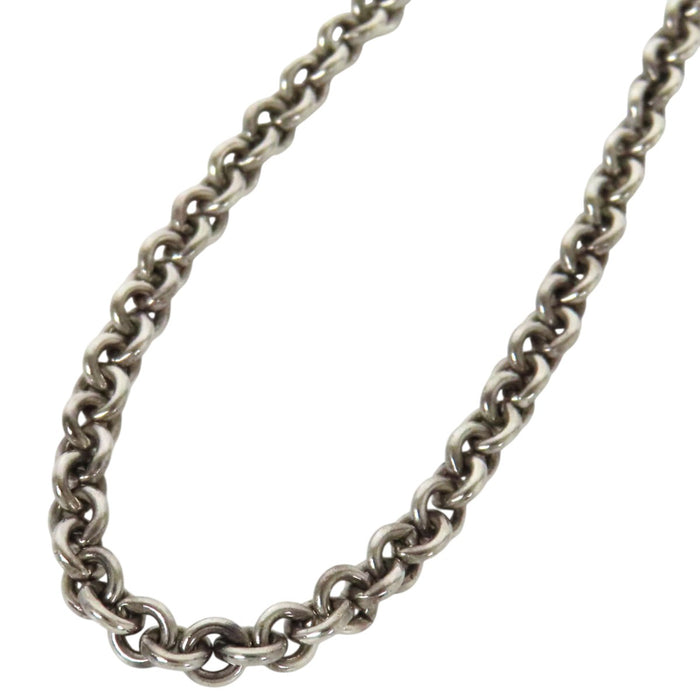 CHROME HEARTS 
Catena CH NE 20 pollici Argento Incisione 2006 
Collana a catena NE 20 pollici