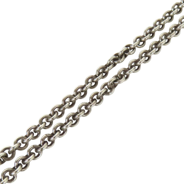 CHROME HEARTS 
Catena CH NE 20 pollici Argento Incisione 2006 
Collana a catena NE 20 pollici