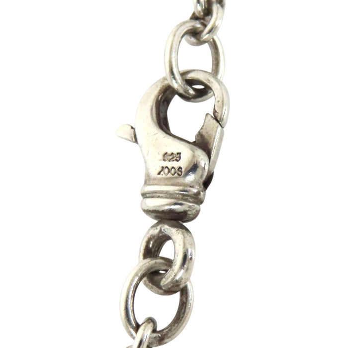 CHROME HEARTS 
Catena CH NE 20 pollici Argento Incisione 2006 
Collana a catena NE 20 pollici